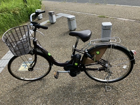 飛鳥駅で借りた電動自転車